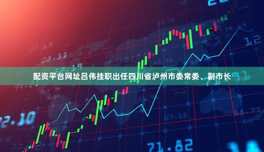 配资平台网址吕伟挂职出任四川省泸州市委常委、副市长