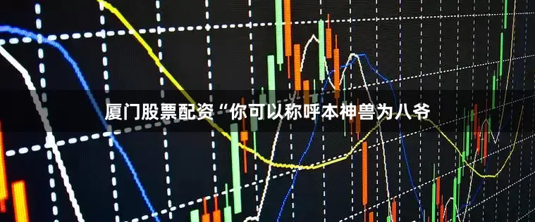 厦门股票配资“你可以称呼本神兽为八爷