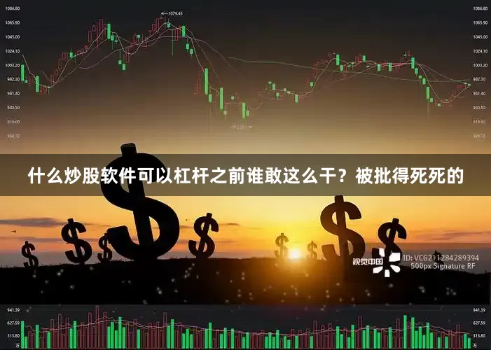 什么炒股软件可以杠杆之前谁敢这么干？被批得死死的